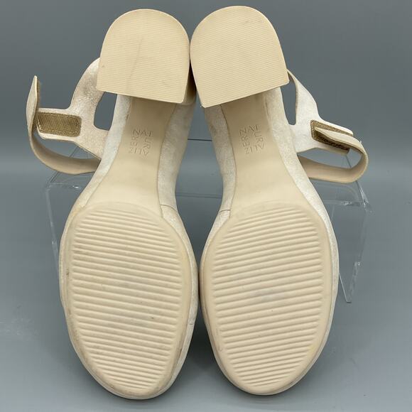 NEW Naturalizer Women’s Genn-Rise Ankle Strap Sandals Beige Size 9.5M - Picture 8 of 10